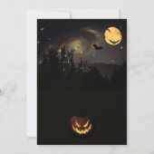 Slecht Goede Tijd Halloween Party Uitnodiging (Achterkant)