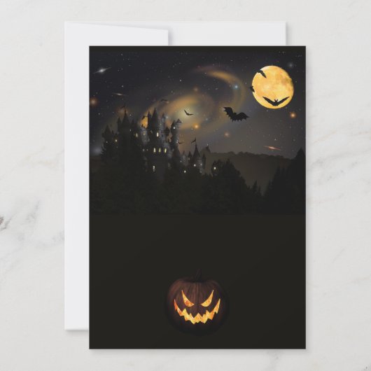 Slecht Goede Tijd Halloween Party Uitnodiging (Achterkant)