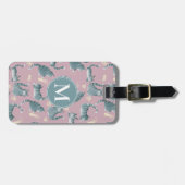 Slecht Grijs Tabby Katten Knocking Stuff Over & Mo Bagagelabel (Voorkant horizontaal)