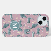 Slecht Grijs Tabby Katten Knocking Stuff Over & Mo Case-Mate iPhone Case (Achterkant (horizontaal))