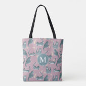 Slecht Grijs Tabby Katten Knocking Stuff Over & Mo Tote Bag (Achterkant)