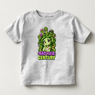 Slecht Haar Eeuw – Schattige Medusa Griekse Mythol Kinder Shirts