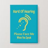 Slecht Horend Button (Voorkant)
