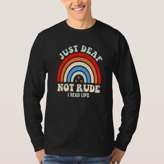 Slecht Horend Dove Gebarentaal Slechts Dove T-shirt (Voorkant)
