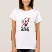 Slecht Horend Eenvoudig Design T-shirt (Voorkant)
