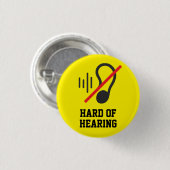 Slecht Horend Eenvoudig Ontwerp Ronde Button 3,2 Cm (Voorkant /achterkant)