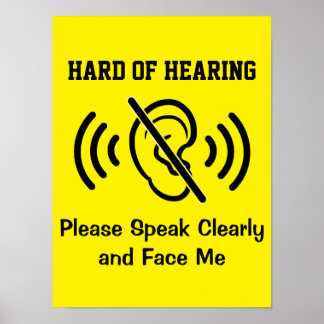 Slecht Horend - Geel Poster