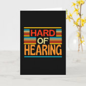 Slecht Horend Gehoorgestoord Kaart (Gele Bloem)
