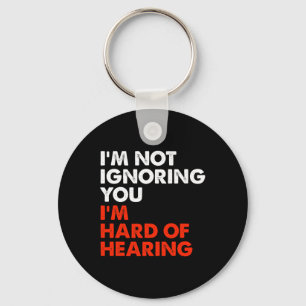 Slecht Horend Leuk ASL Gebarentaal Doof Bewustzijn Sleutelhanger