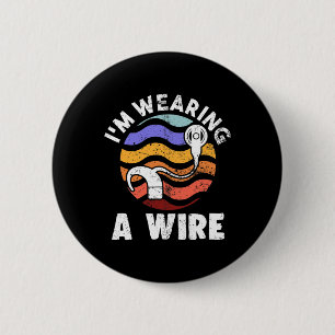Slecht Horend Leuk Asl Slechthorend Ik Draag Ronde Button 5,7 Cm