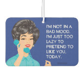 Slecht humeur! - Grappig Luchtverfrisser (Voorkant)