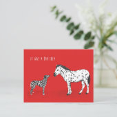 Slecht idee briefkaart (Staand voorkant)