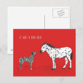 Slecht idee briefkaart (Voorkant / Achterkant)