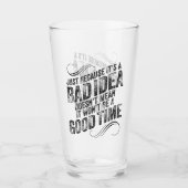 Slecht idee, goed moment glas (Voorkant)