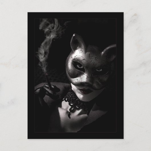 Slecht Kat - Briefkaart (Voorkant)