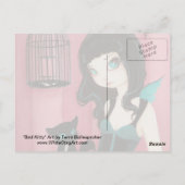 Slecht Kat - Melk Briefkaart (Achterkant)