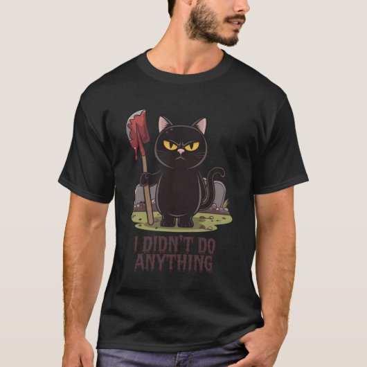Slecht kattencadeau t-shirt (Voorkant)