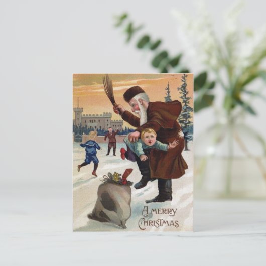 Slecht kerstBriefkaart Briefkaart (Staand voorkant)