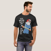 slecht kerstshirt t-shirt (Voorkant volledig)