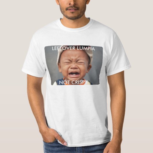Slecht kind lumpia niet scherp t-shirt (Voorkant)