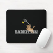 Slecht Kitten Grappig Badminton Kattenliefhebbers  Muismat (Met muis)