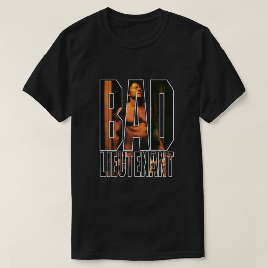 Slecht Luitenant Poster Klassiek  T-shirt (Design voorkant)