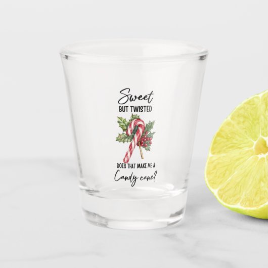 Slecht maar lekker  shot glas (Voorkant)