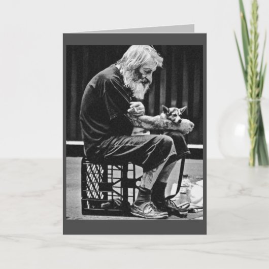 Slecht Man Kerst Kaart (Voorkant)