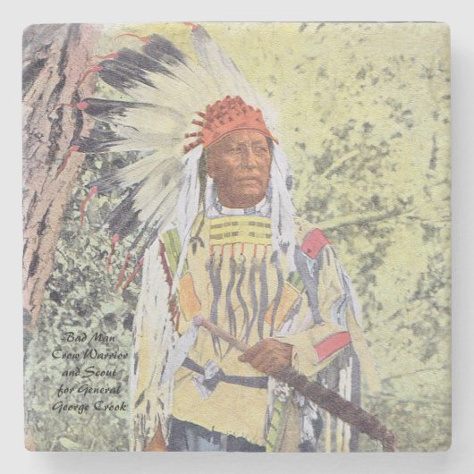 Slecht Man Stenen Onderzetter (Voorkant)