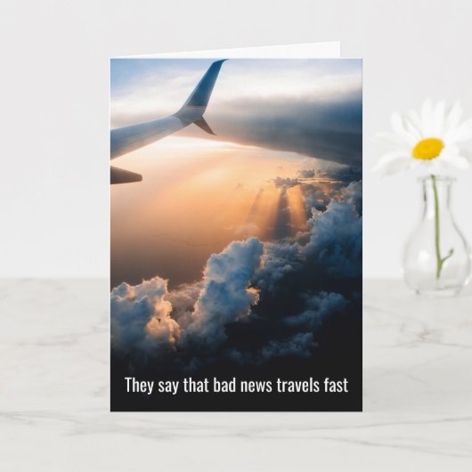 Slecht nieuws gaat snel rond, goed nieuws nog snel kaart (Kleine Plant)