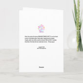 Slecht nieuws reist snel, goed nieuws sneller, gef kaart (Achterkant)