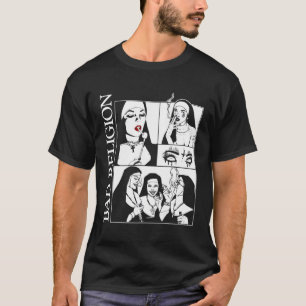 Slecht nuns Religie Roken T-shirt