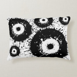 Slecht oog zwart-wit accent kussen