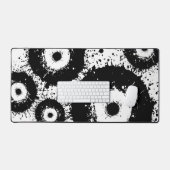 Slecht oog zwart-wit bureaumat (Keyboard & Muis)