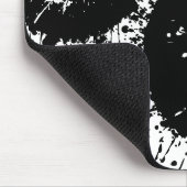 Slecht oog zwart-wit muismat (Hoek)