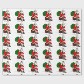 Slecht papier voor kerstmanden (Vlak)