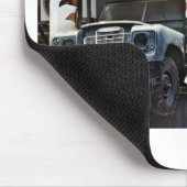 Slecht parkeren door de muur muismat (Hoek)