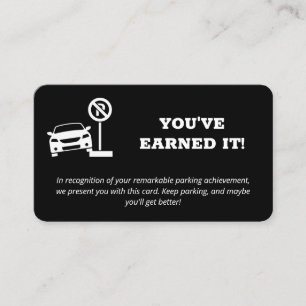 Slecht parkeren visitekaartje