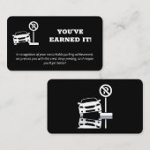 Slecht parkeren visitekaartje (Voorkant / Achterkant)