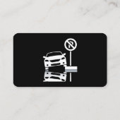 Slecht parkeren visitekaartje (Achterkant)