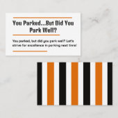 Slecht parkeren visitekaartje (Voorkant / Achterkant)