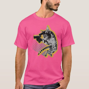 Slecht Pistool Kitty Cat Funny Cute Lover Gift T-shirt