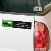 Slecht rijdende Bumpersticker (Op Truck)