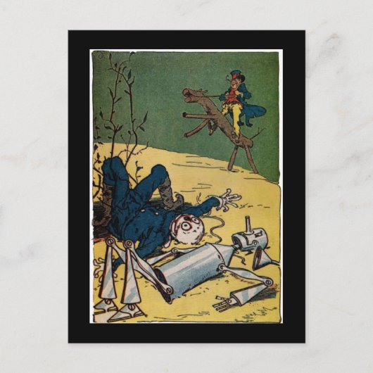 Slecht Scarecrow en TinMan Briefkaart (Voorkant)