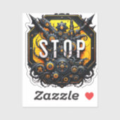 Slecht stopteken sticker (Vel)