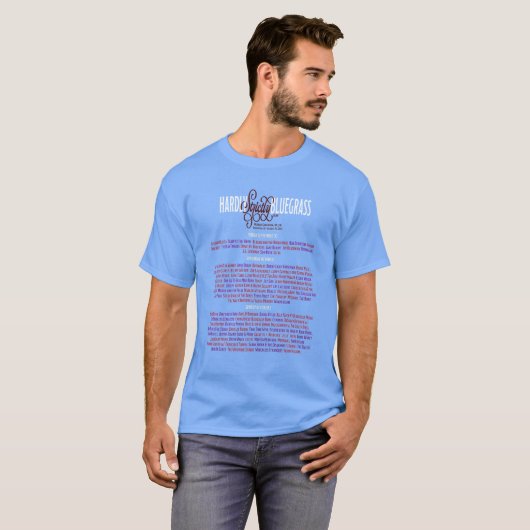 Slecht Strikt Bluegrass 2022 Line-Up T-shirt (Voorkant volledig)