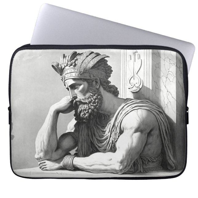 Slecht teken laptop sleeve (Voorkant)