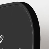Slecht tot op het bot, grappig skelet pickleball paddle (Links Detail)