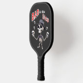 Slecht tot op het bot, grappig skelet pickleball paddle (Links)