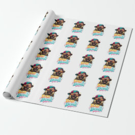 Slecht tot op het Bot Pug — Ruwe Kerel Streetwear  Cadeaupapier